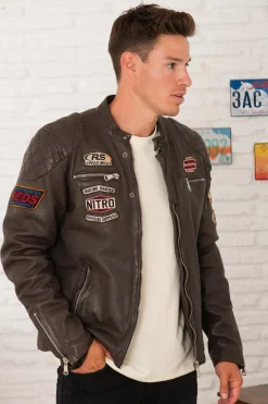 Blouson Homme Redskins Nitro Barcelona Chocolate