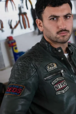 Blouson Homme Redskins Nitro Barcelona Forest Green