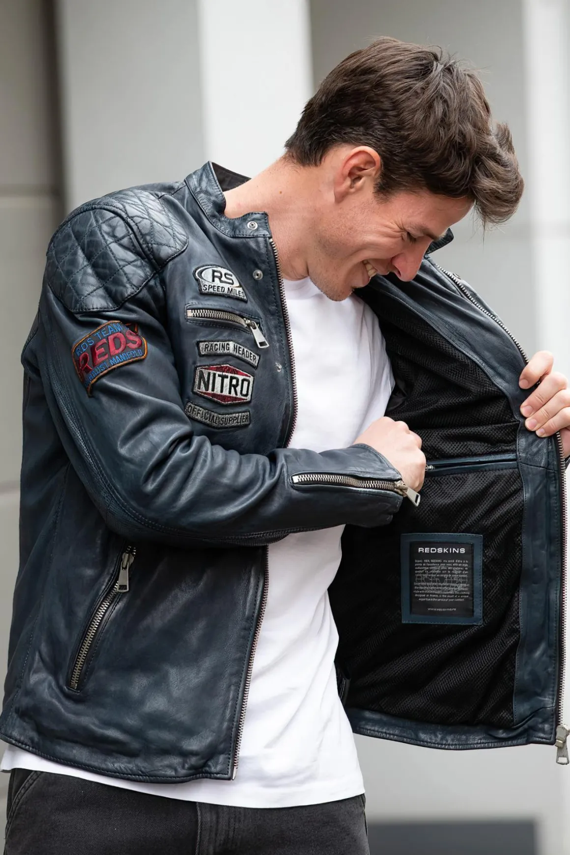 Blouson Homme Redskins Nitro Barcelona Ocean Blue