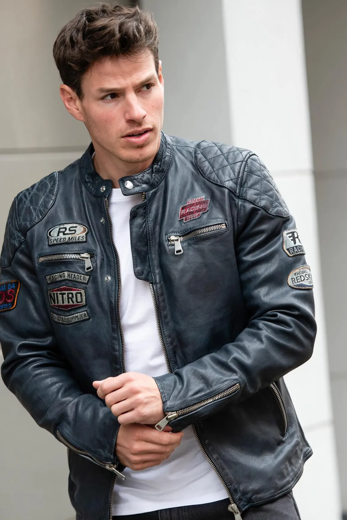 Blouson Homme Redskins Nitro Barcelona Ocean Blue