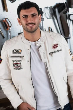 Blouson Homme Redskins Nitro Barcelona White