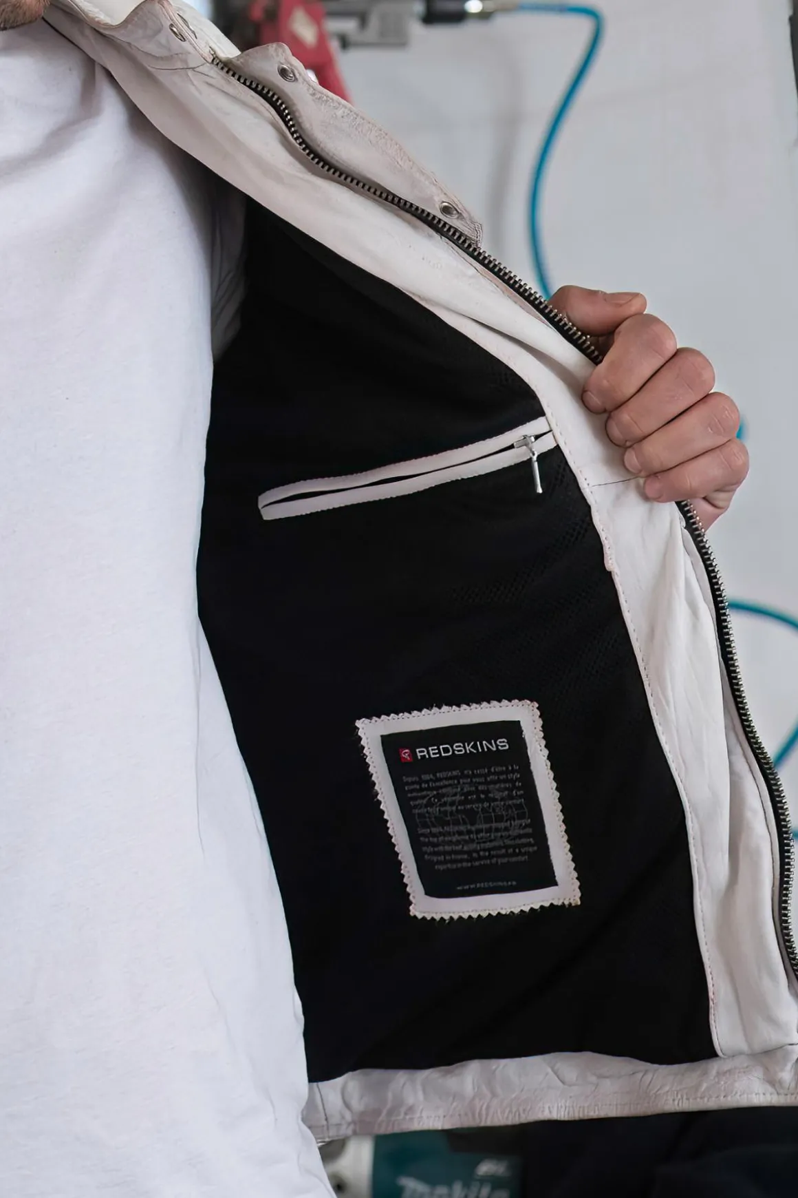 Blouson Homme Redskins Nitro Barcelona White