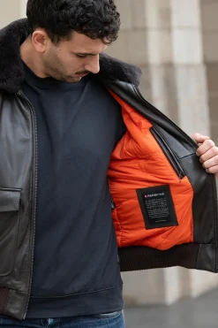 Blouson Homme Redskins Patton Argus Brown