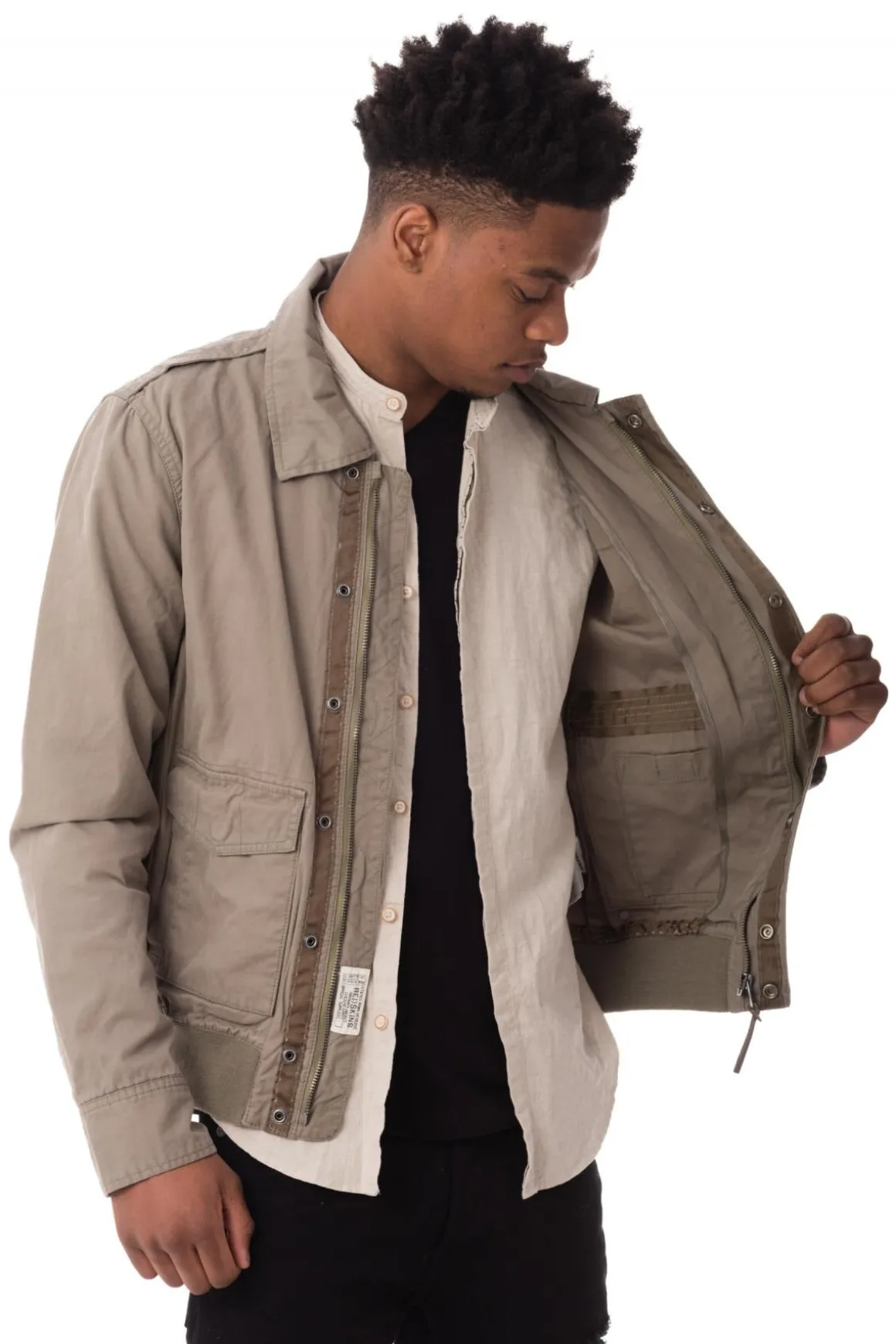 Blouson Homme Redskins Rickmave Bersan Khaki