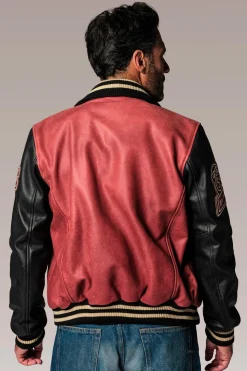 Blouson Homme Redskins Skateboard Cohiba Red/Black