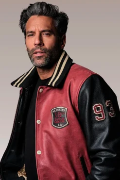 Blouson Homme Redskins Skateboard Cohiba Red/Black
