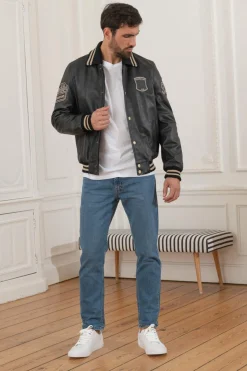Blouson Homme Redskins Skateboard Cohiba Black