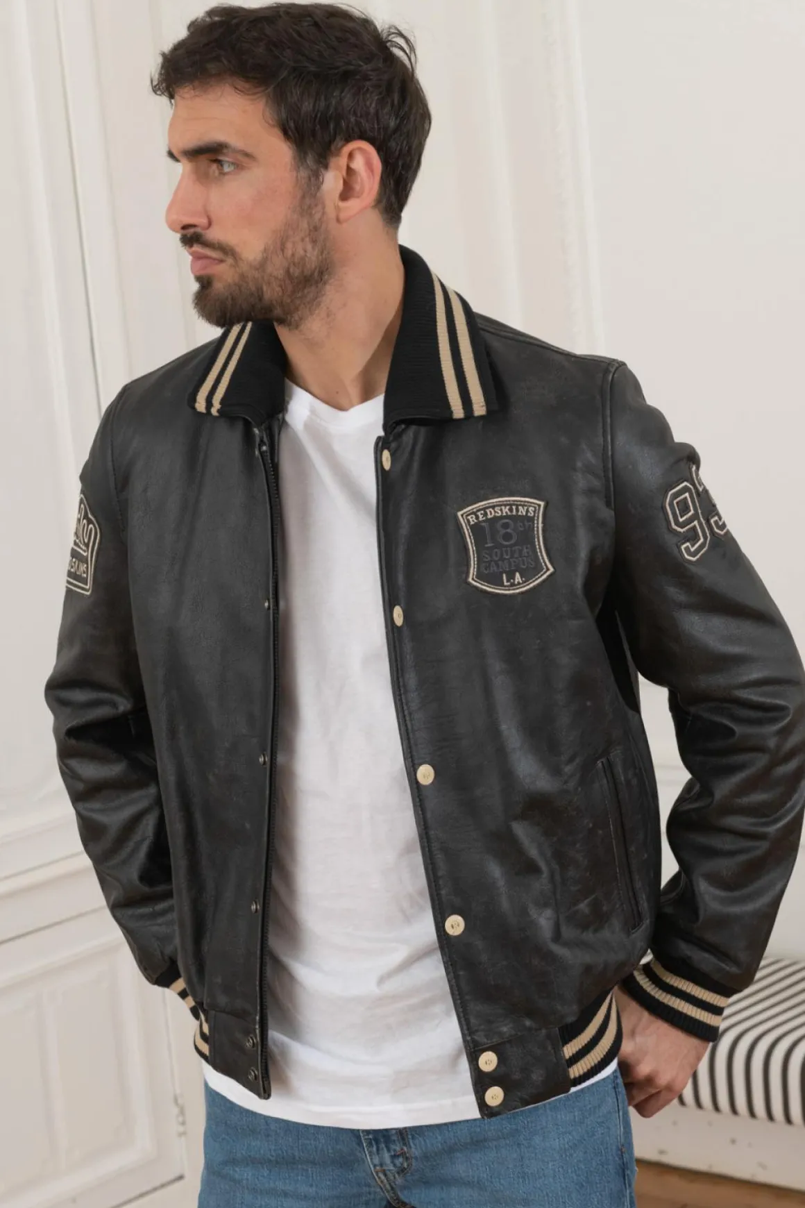 Blouson Homme Redskins Skateboard Cohiba Black