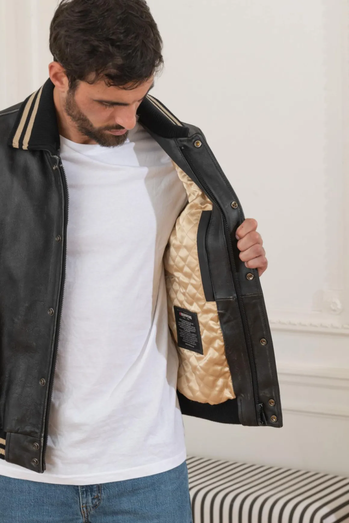 Blouson Homme Redskins Skateboard Cohiba Black