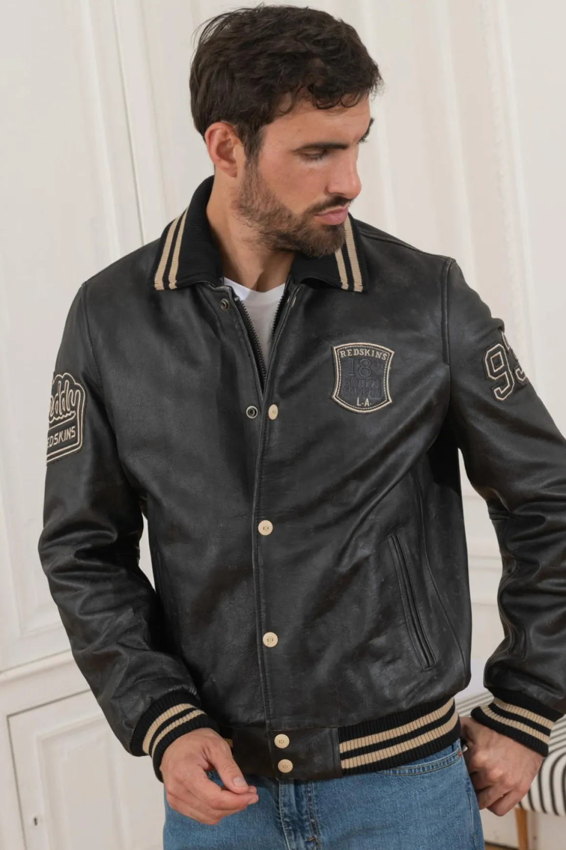 Blouson Homme Redskins Skateboard Cohiba Black