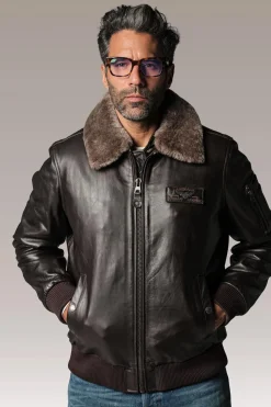 Blouson Homme Redskins Texaco Fender Brown