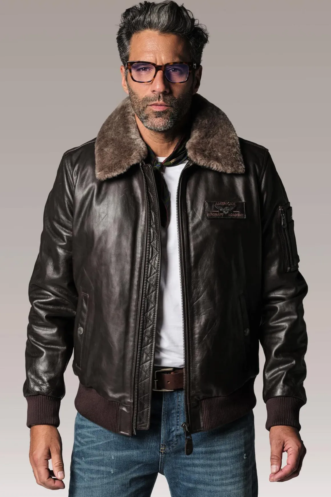 Blouson Homme Redskins Texaco Fender Brown