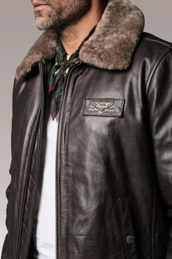 Blouson Homme Redskins Texaco Fender Brown