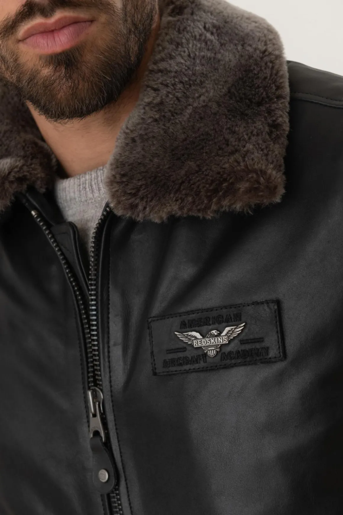 Blouson Homme Redskins Texaco Fender Black