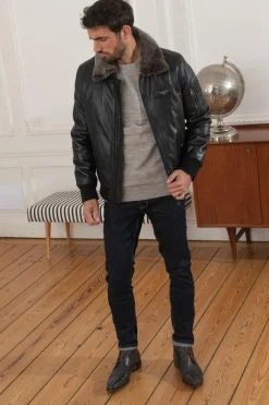 Blouson Homme Redskins Texaco Fender Black