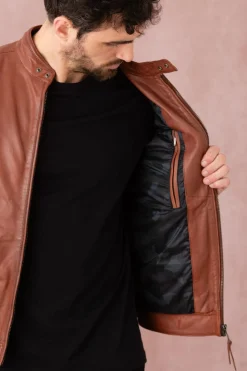 Blouson Homme Redskins Trust Victory Cognac