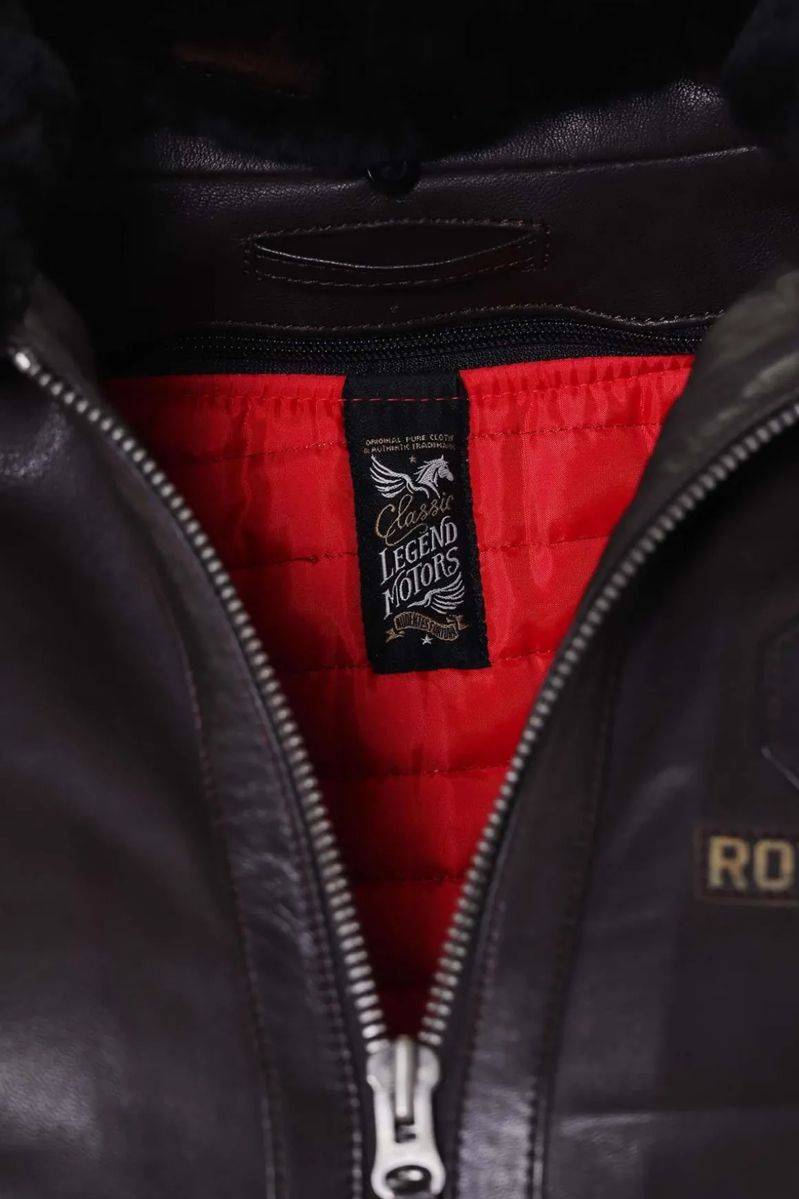 Blouson Homme Royal Air Force Berliner Dark Brown