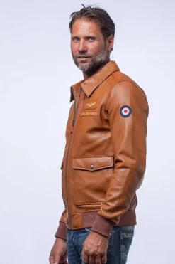 Blouson Homme Royal Air Force Wittle Camel