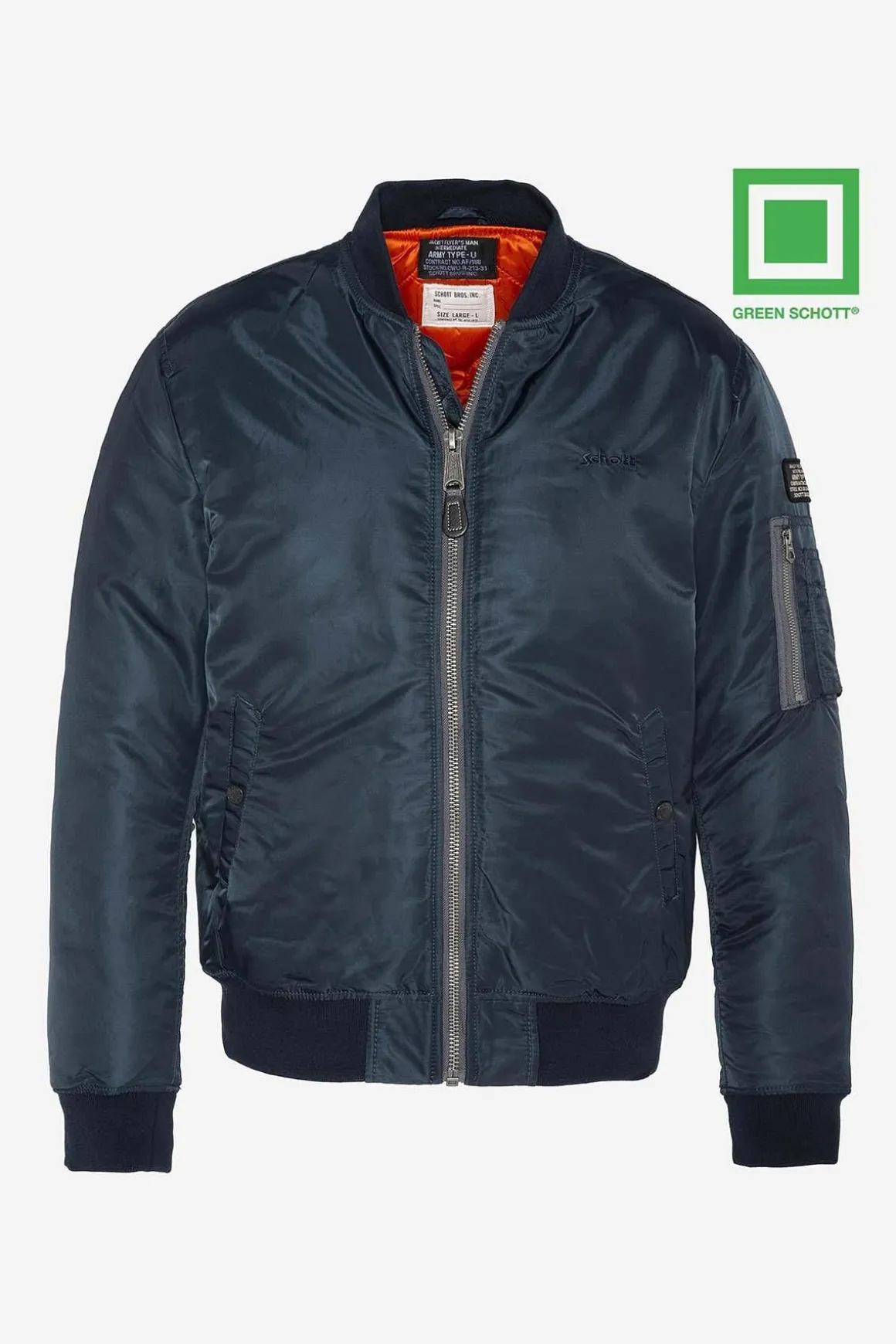 Blouson Homme Schott Airforcers Navy