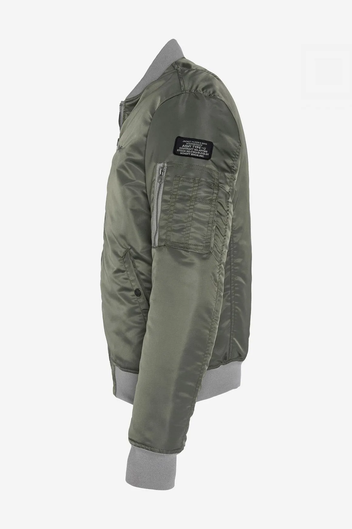 Blouson Homme Schott Airforcers Sage Kaki