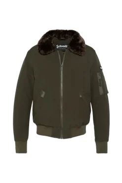 Blouson Homme Schott Airlines Kaki / Brown