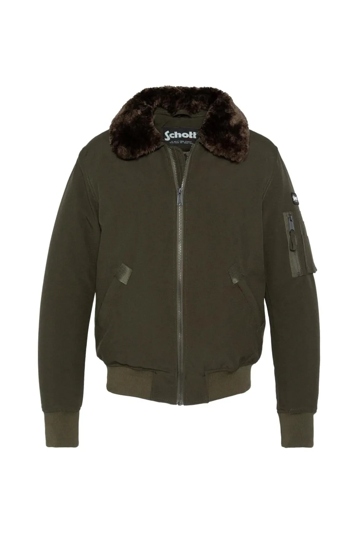 Blouson Homme Schott Airlines Kaki / Brown