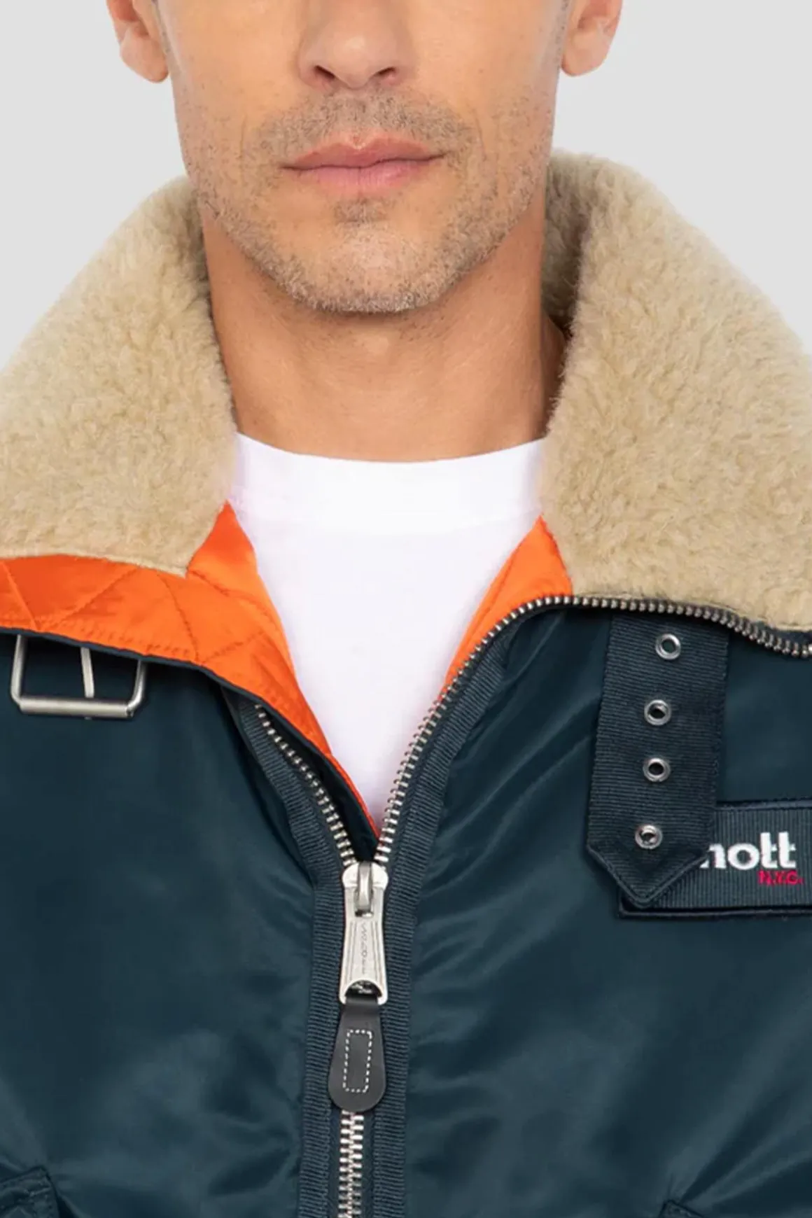 Blouson Homme Schott 210Airwingrs Navy