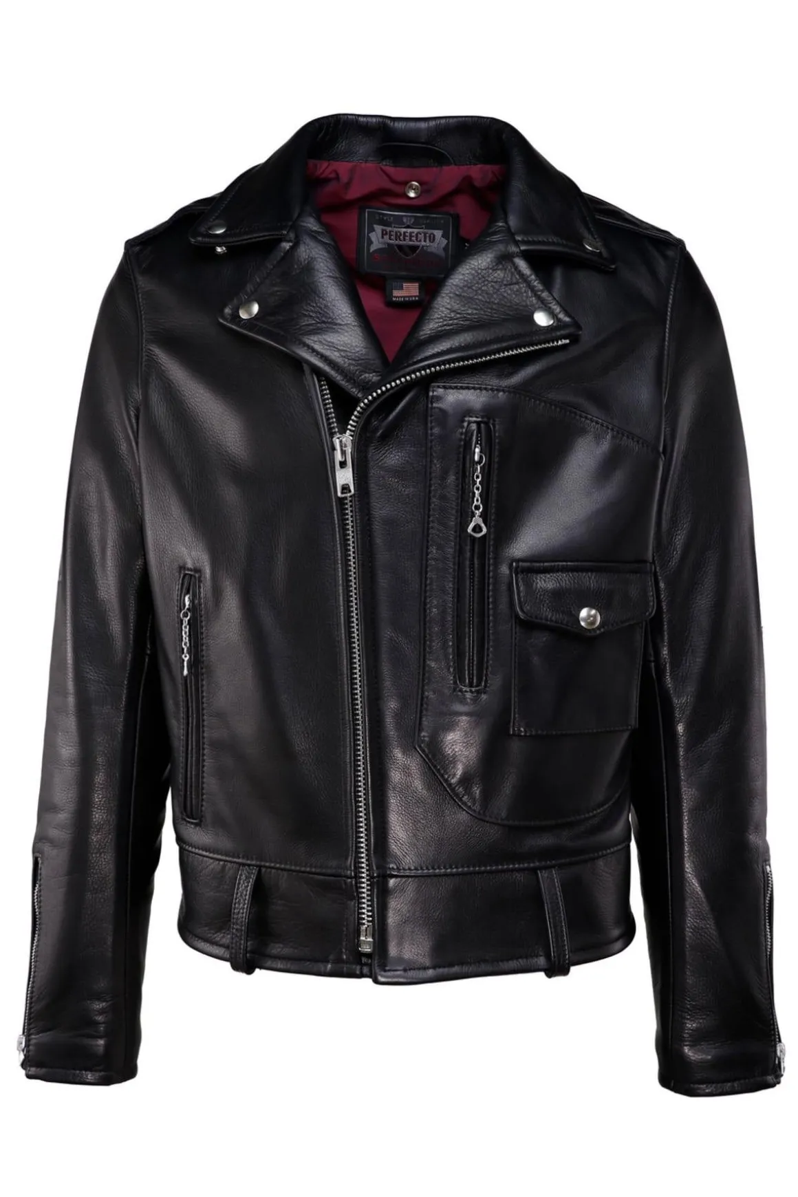 Blouson Homme Schott 568 Black