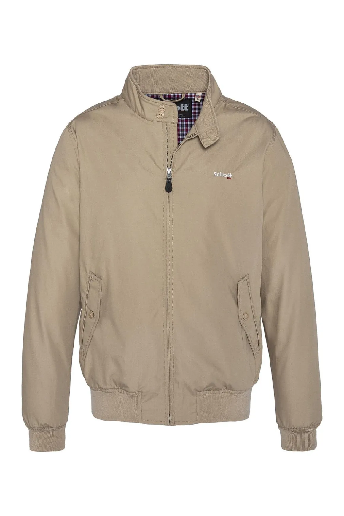 Blouson Homme Schott Cabl1220 Lt Beige