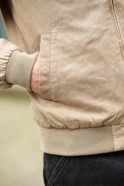Blouson Homme Schott Chalk Taupe