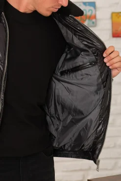 Blouson Homme Schott Collin Black