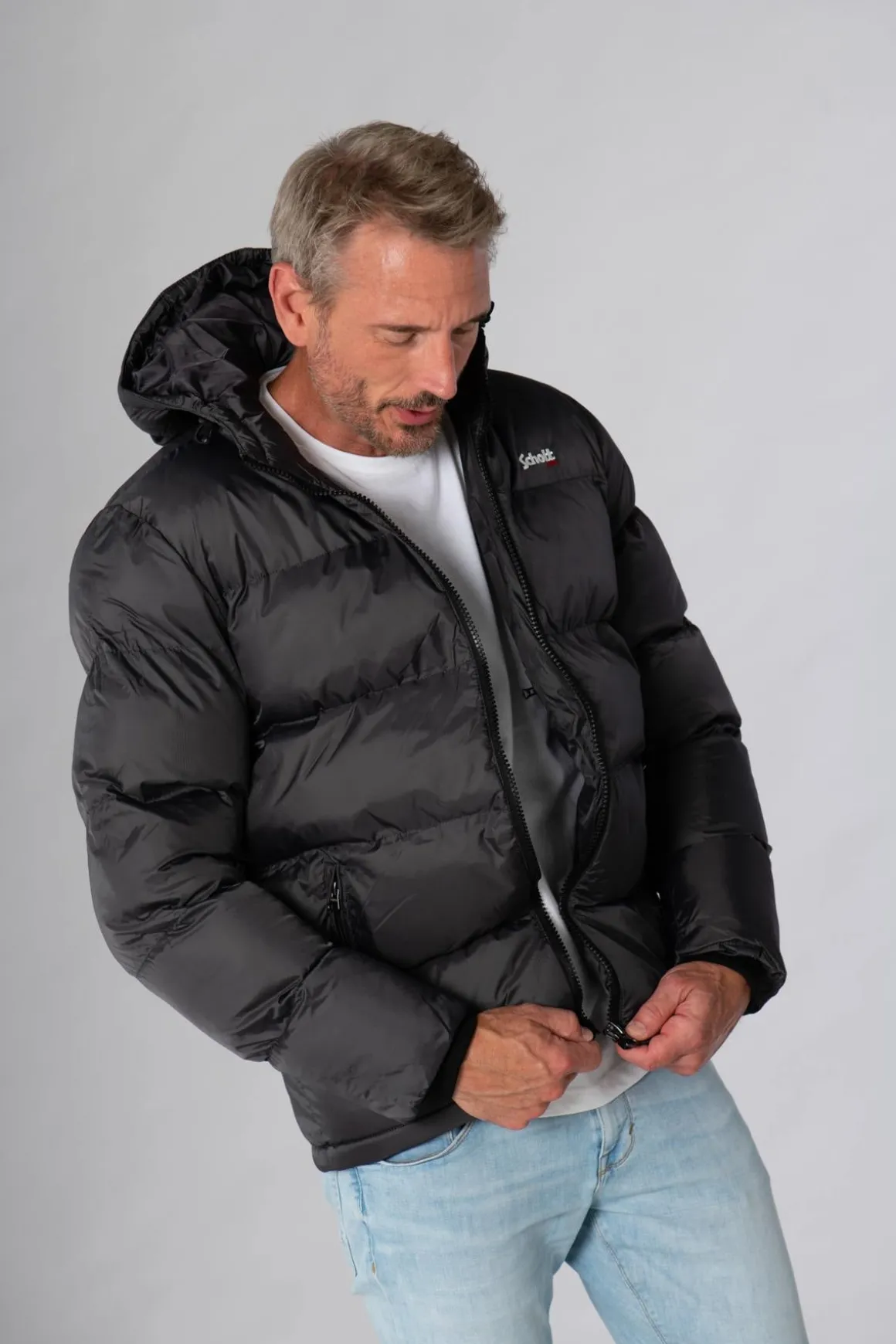 Blouson Homme Schott Idaho2 Anthracite