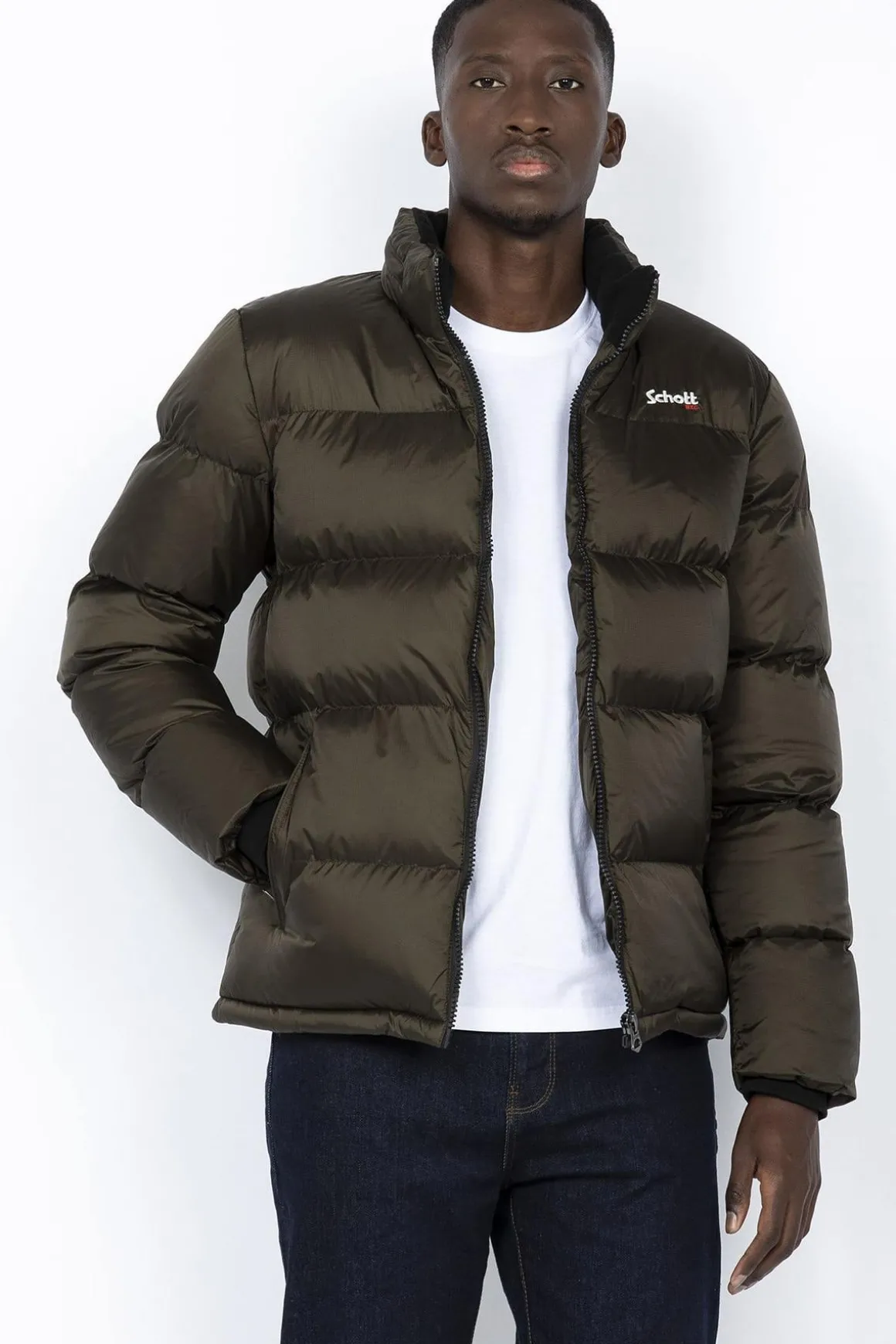 Blouson Homme Schott Idaho Kaki