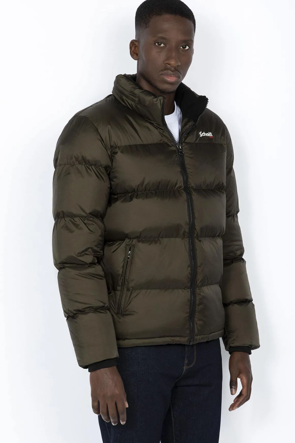 Blouson Homme Schott Idaho Kaki