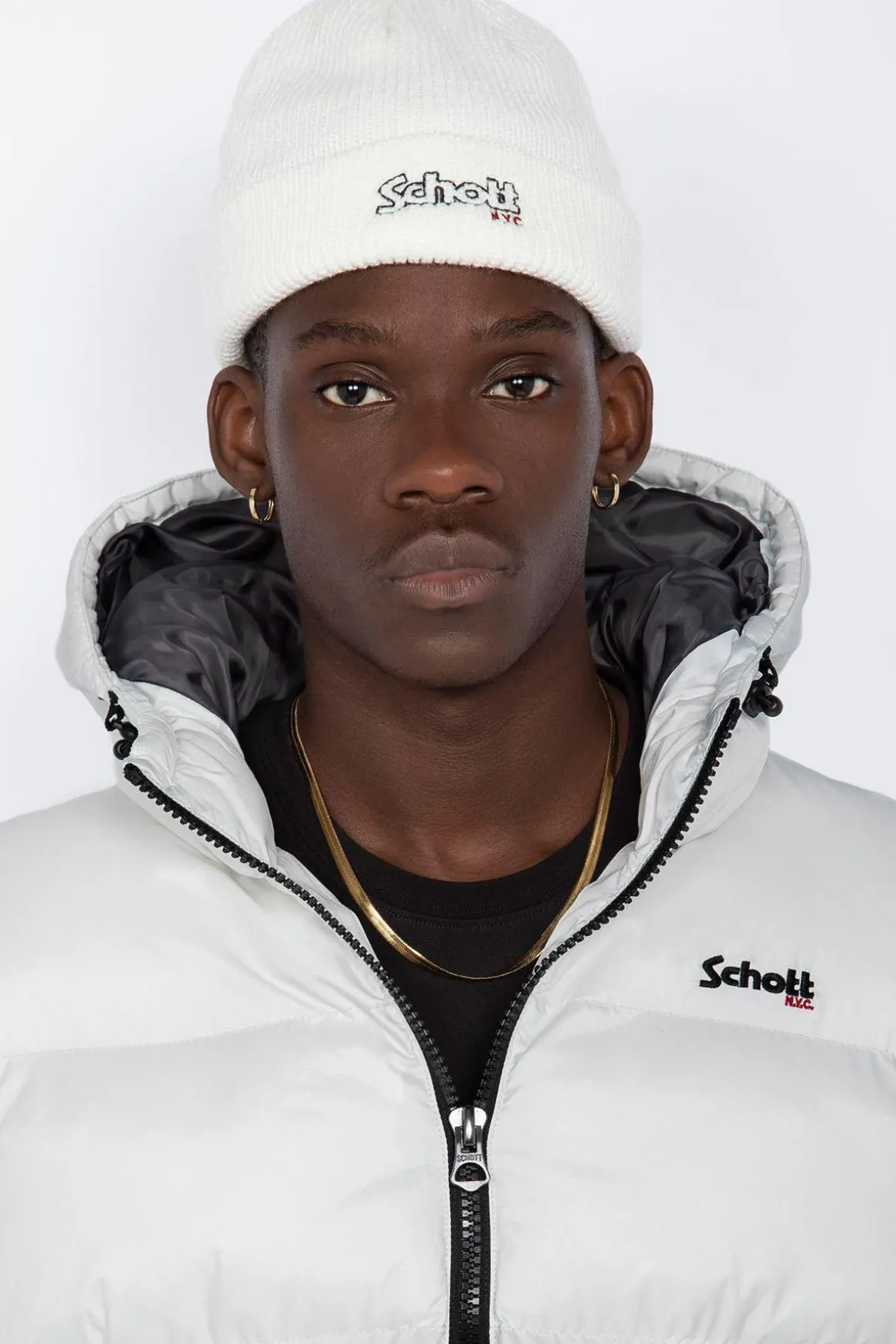 Blouson Homme Schott Idaho2 White