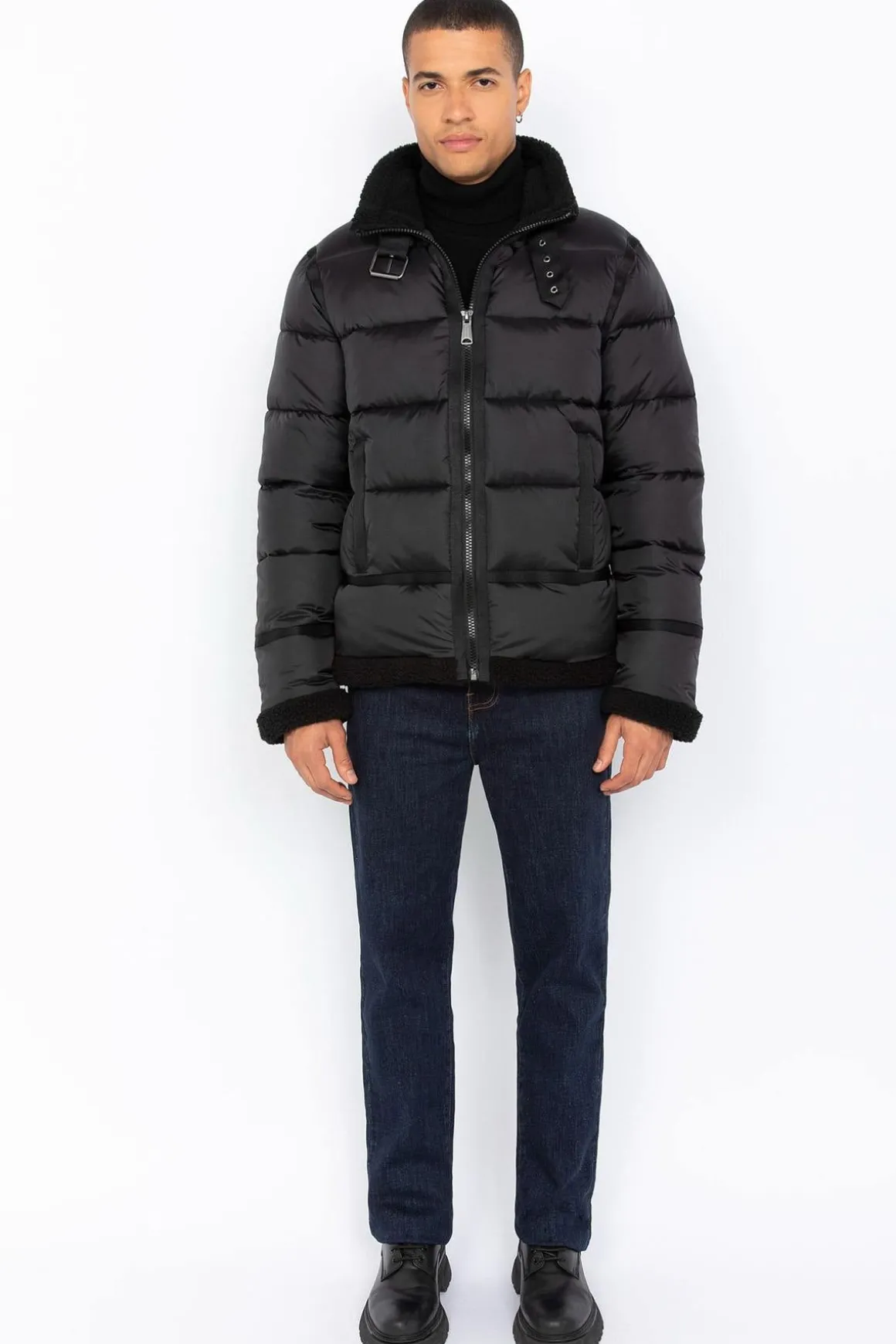 Blouson Homme Schott Idak Black/Black