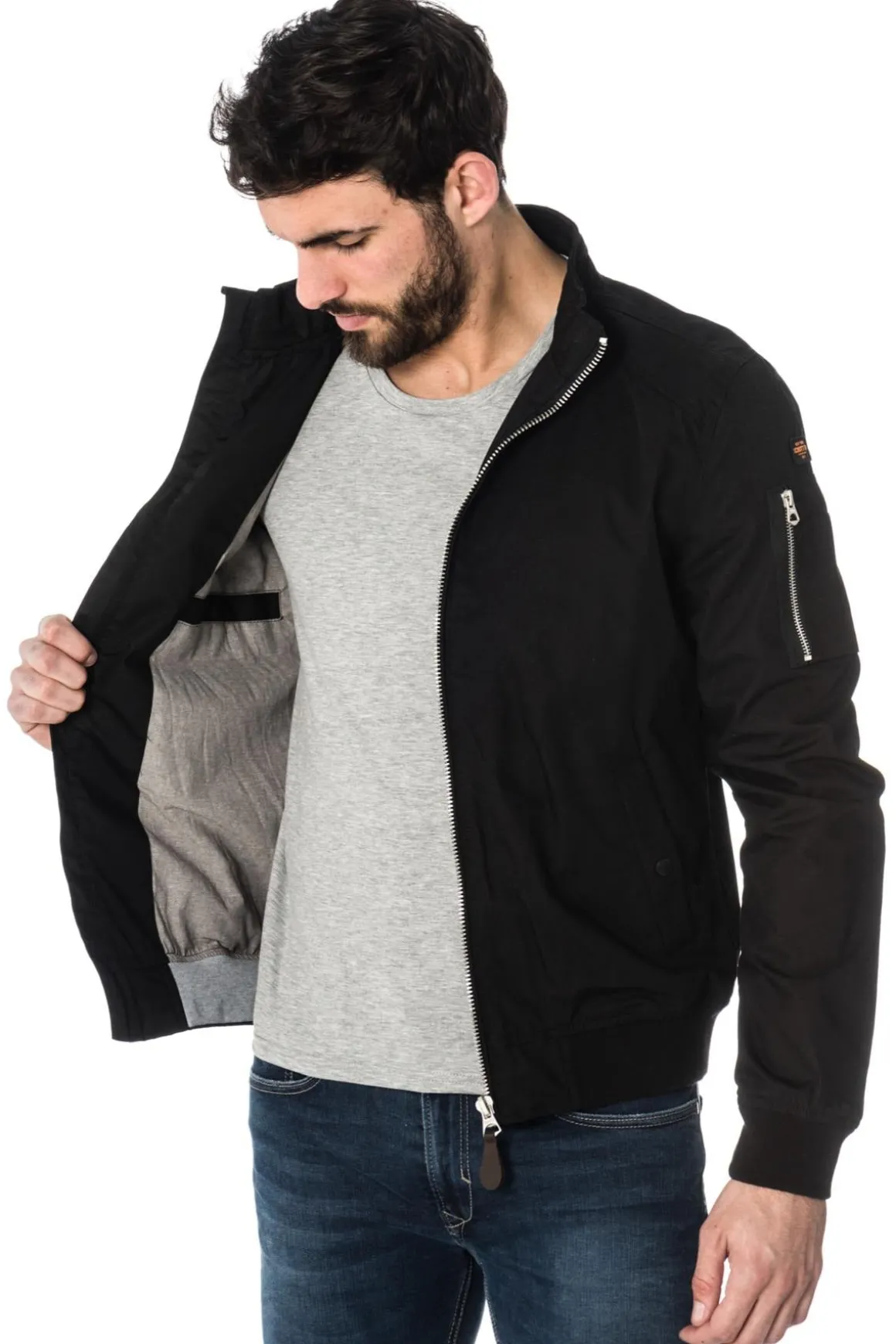 Blouson Homme Schott Kenny Black