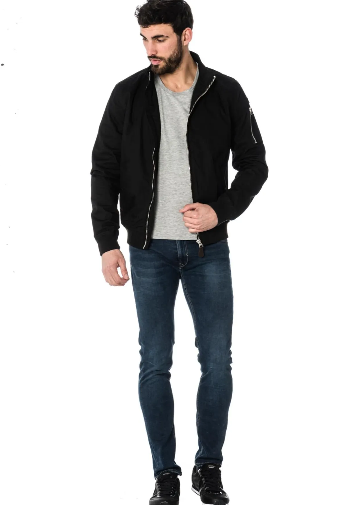 Blouson Homme Schott Kenny Black