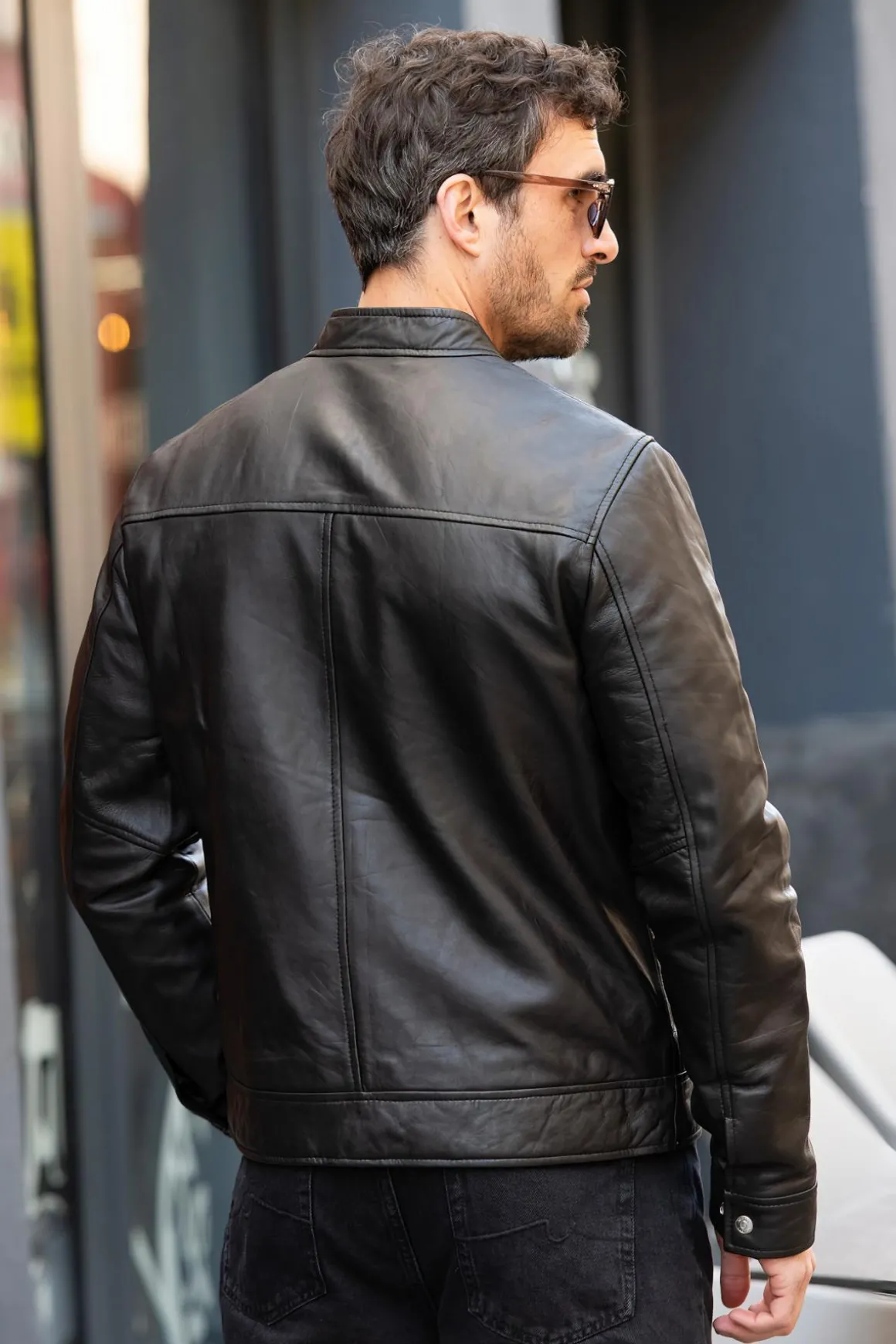 Blouson Homme Schott Lcaidan Black