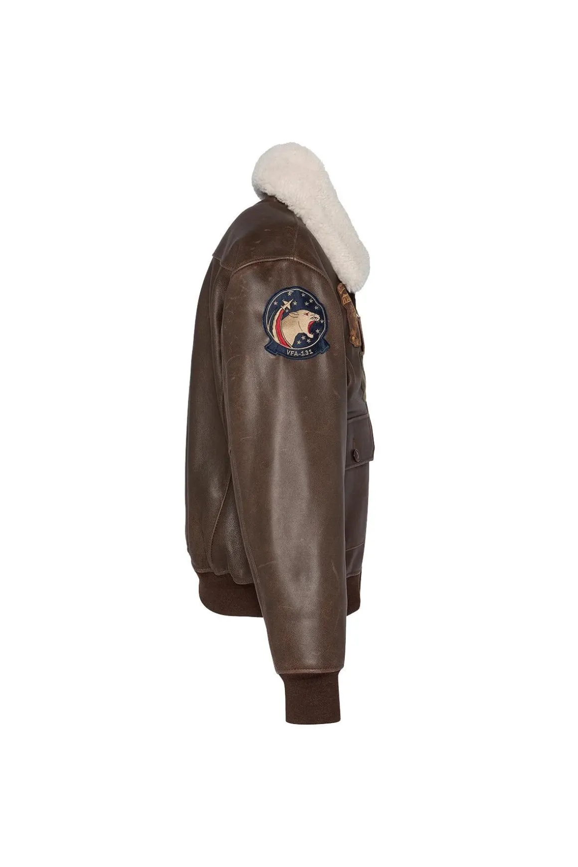 Blouson Homme Schott Lcaviatorbd Marron