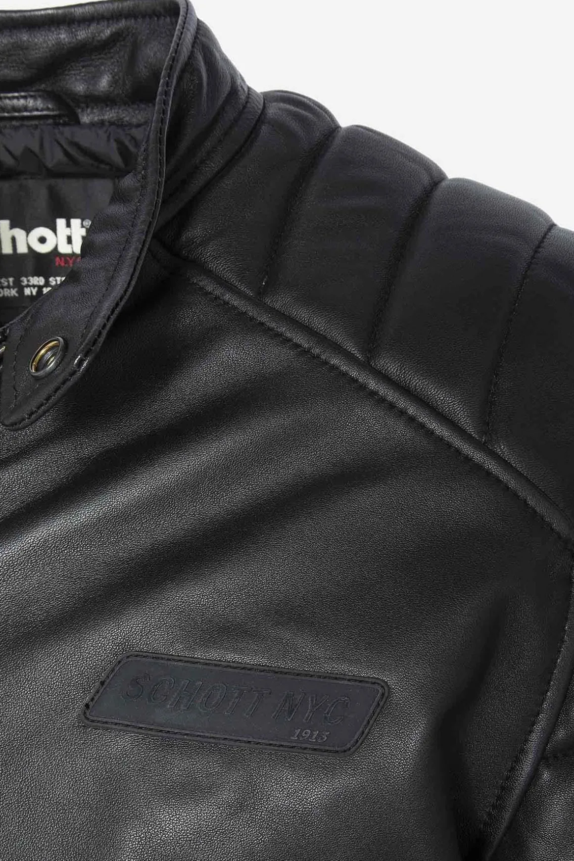 Blouson Homme Schott Lcbikerqtbd Black