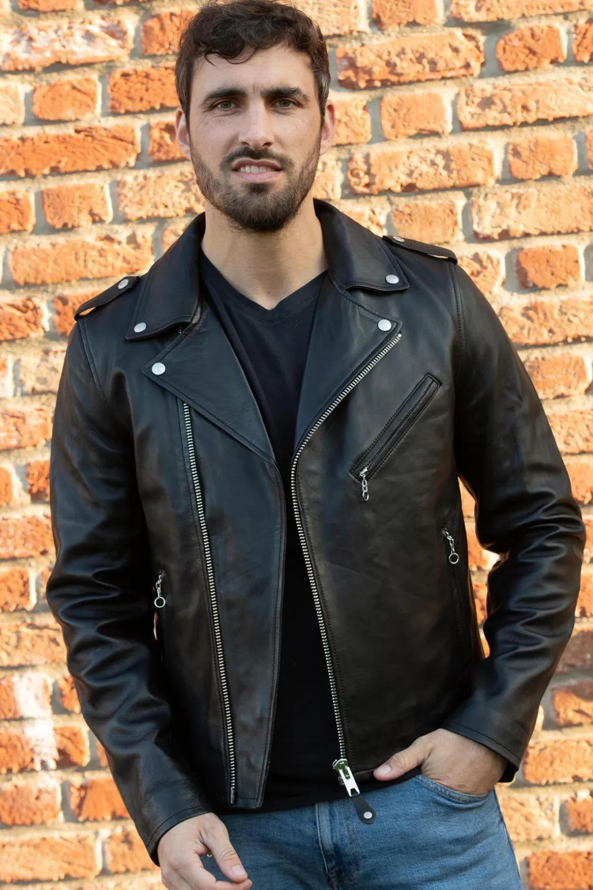 Blouson Homme Schott Lc1140 Black
