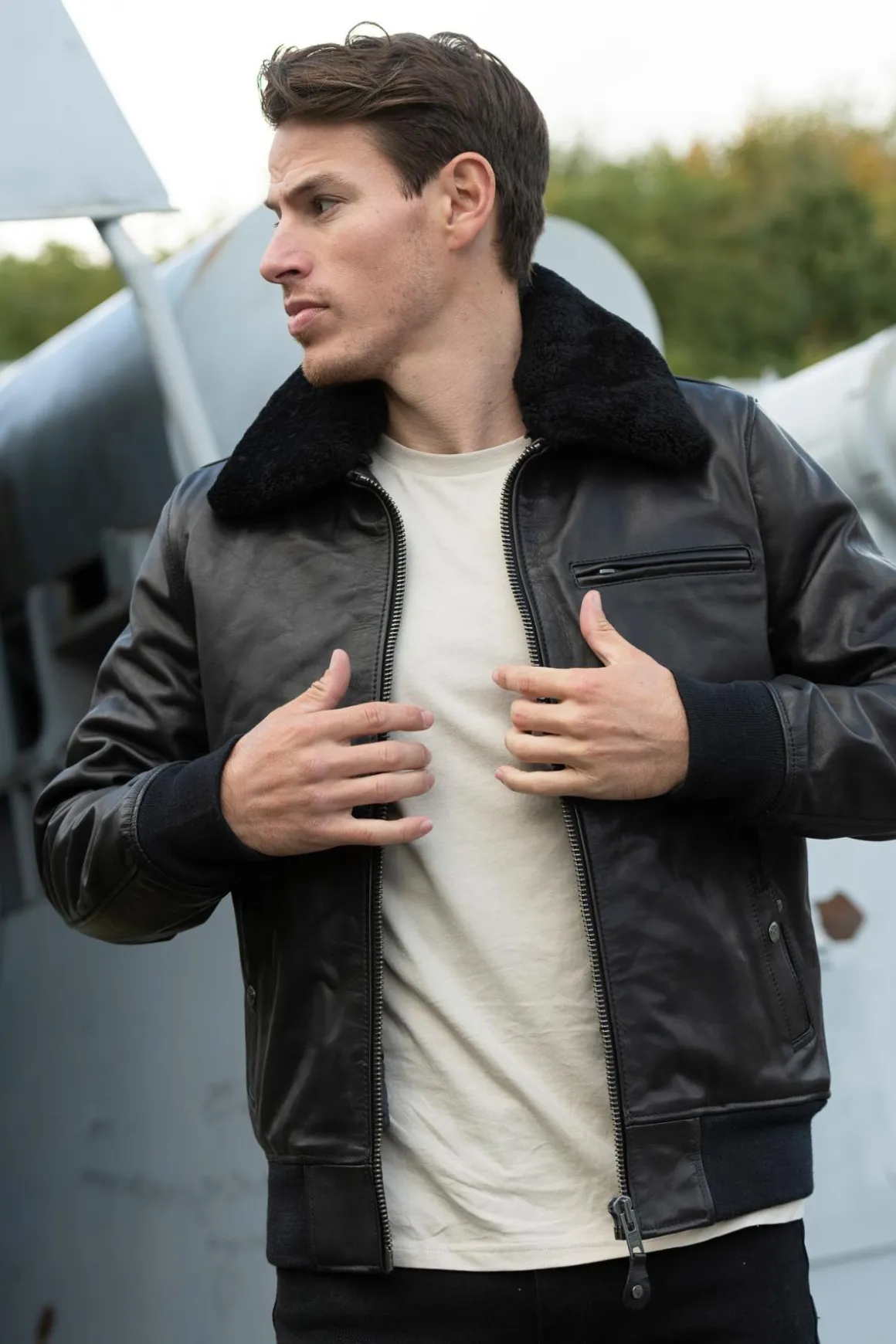 Blouson Homme Schott Lc1380 Black