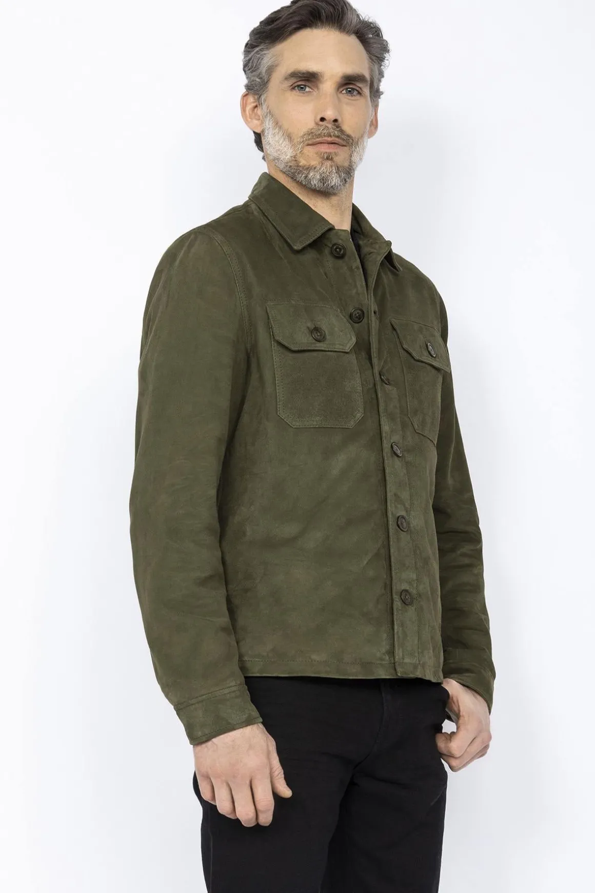 Blouson Homme Schott Lcbronxs Kaki
