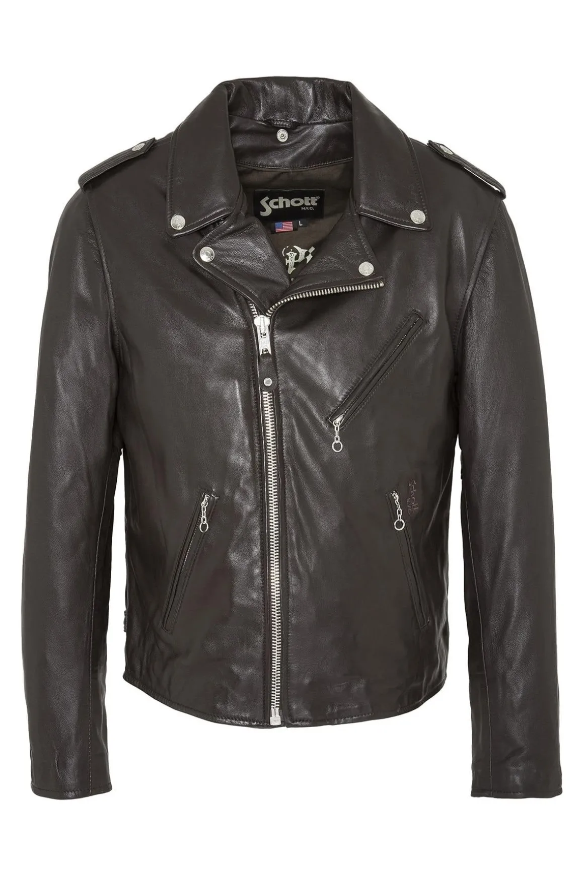 Blouson Homme Schott Lc1140 Brown