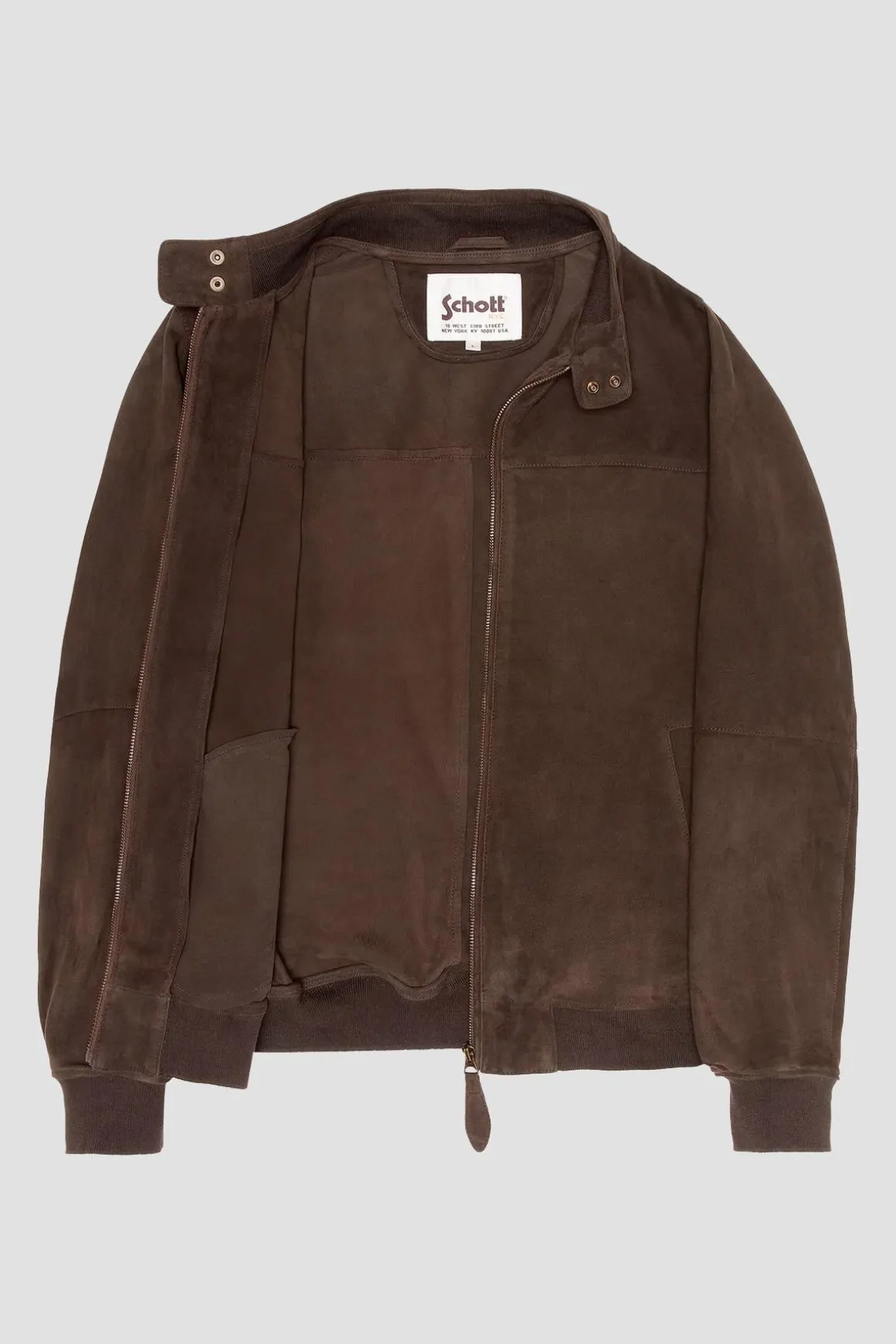 Blouson Homme Schott Lccabl Brown