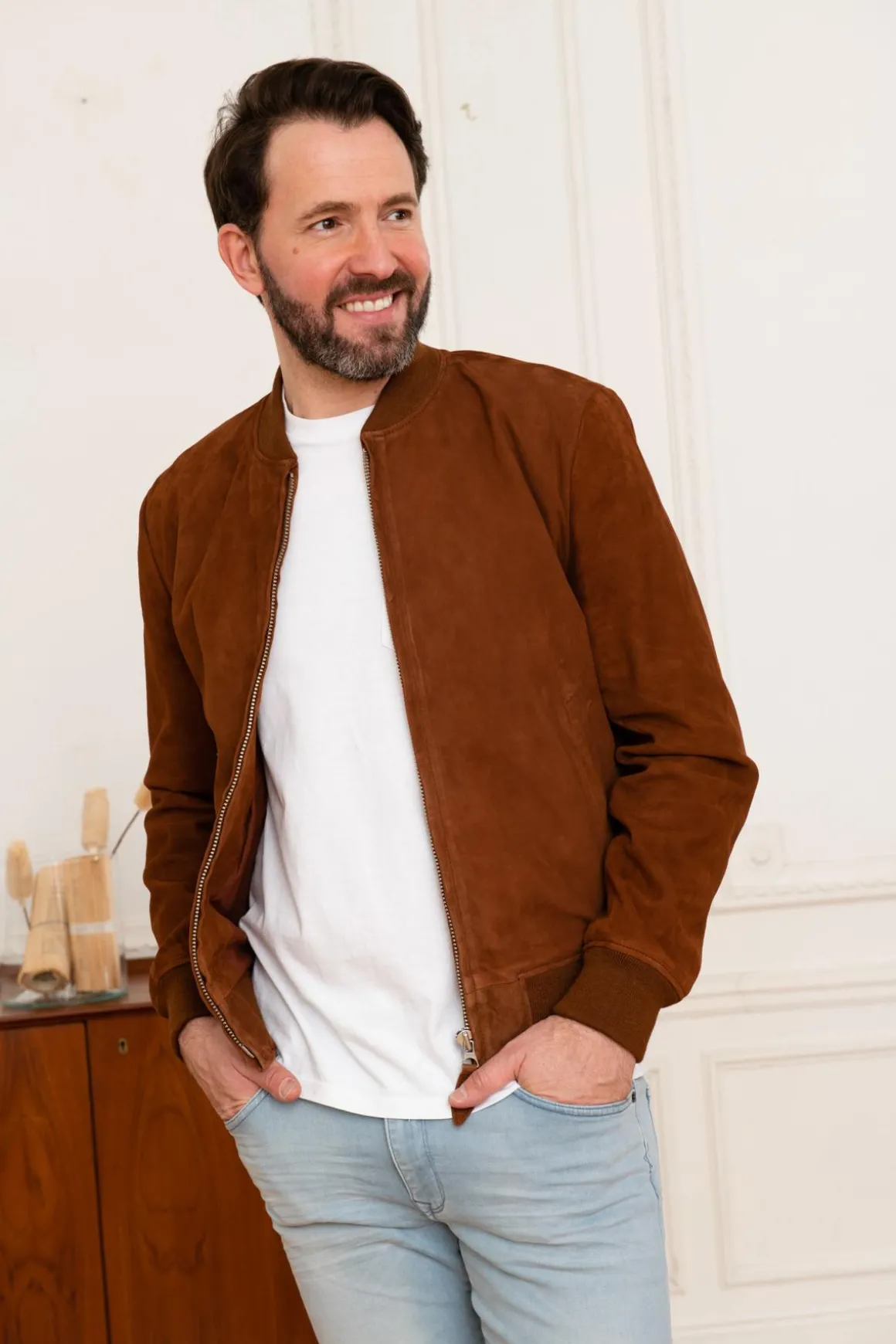 Blouson Homme Schott Lc300 Cognac