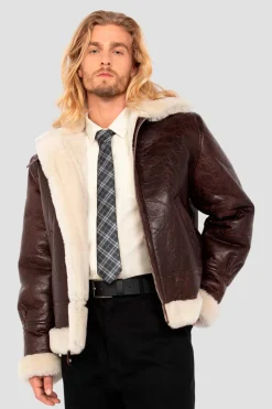 Blouson Homme Schott Lc1259Crack Brown
