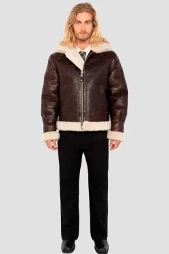 Blouson Homme Schott Lc1259Crack Brown