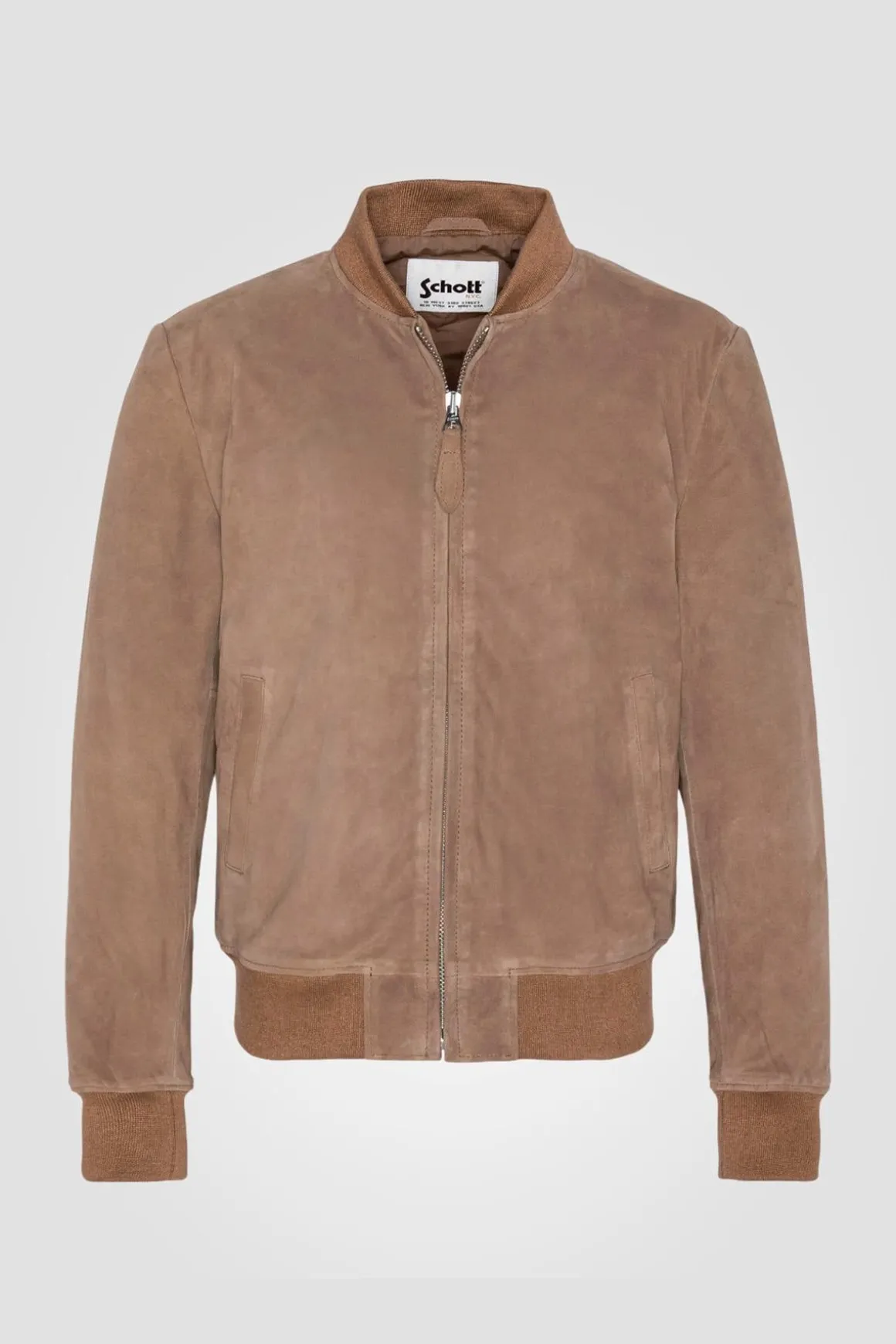 Blouson Homme Schott Lc300 Dark Beige